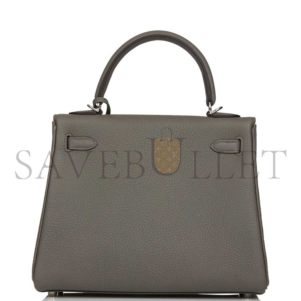 HERMÈS KELLY 25 PALLADIUM HARDWARE (25*17*7cm) 